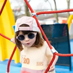 Casquette enfant five panel anti-UV - KietLa - Rose