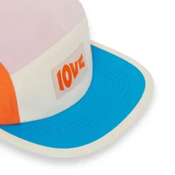 Casquette enfant five panel anti-UV - KietLa - Rose Love