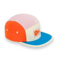 Casquette enfant five panel anti-UV - KietLa - Rose Love