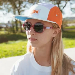 Casquette enfant five panel anti-UV - KietLa - Rose Love