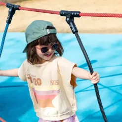 Casquette enfant five panel anti-UV - KietLa - Vert