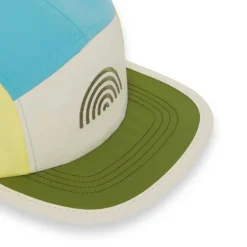Casquette enfant five panel anti-UV - KietLa - Bleu Arc En Ciel