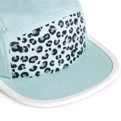 Casquette enfant five panel anti-UV - KietLa - Leopard Vert