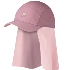 Casquette enfant protège-nuque Bimini - Buff - Solid Orchid