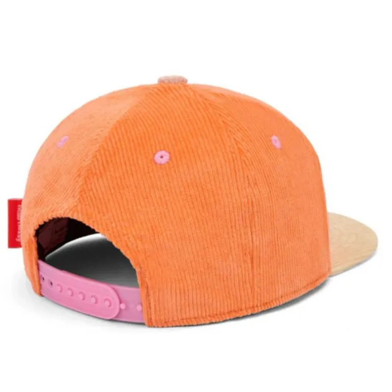 Casquette hiver enfant en velours - Hello Hossy - Sweet Mandarine