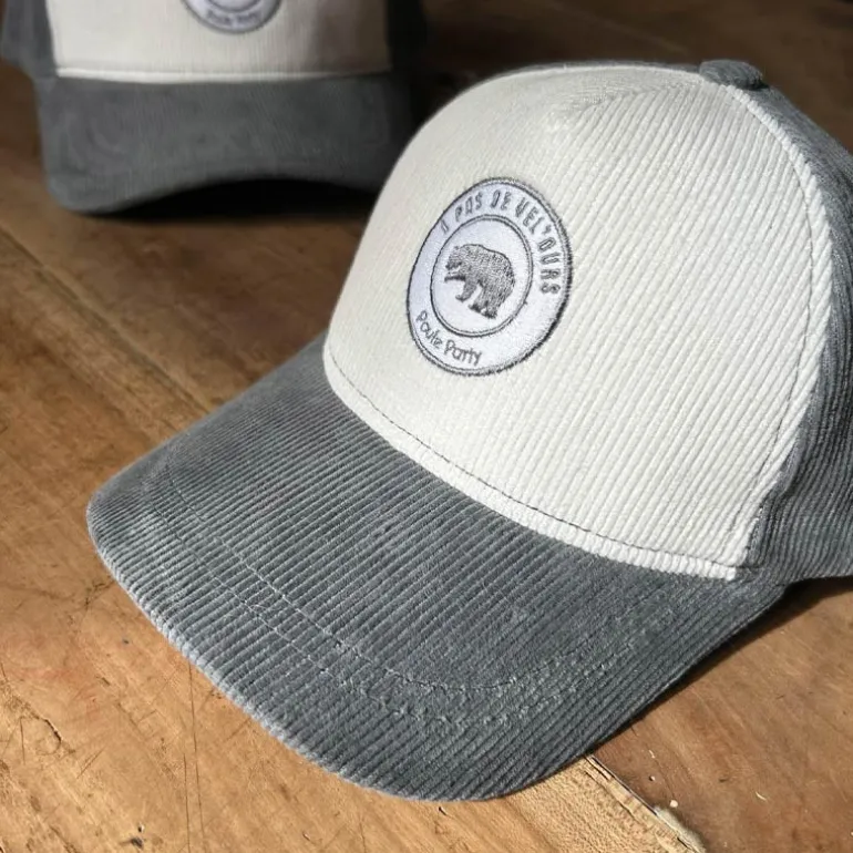 Casquette hiver enfant - Poule Party - Pearl Grey