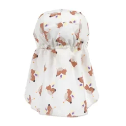 Casquette protége nuque anti-uv bébé - Lassig - Ice Cream/Chien sel marin