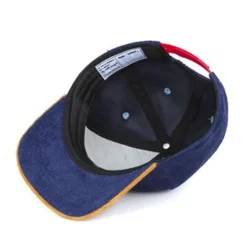 Casquette velours enfant Curve - Hello Hossy - Sweet Indigo