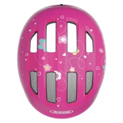 Casque vélo bébé - Abus Smiley 3.0 - Papillon Rose