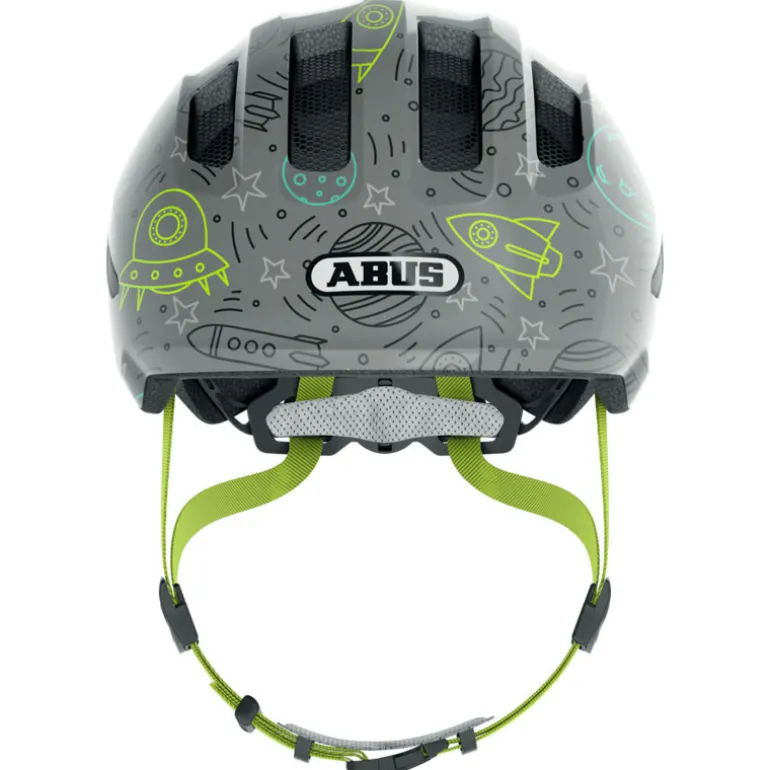 Casque vélo enfant avec éclairage - Abus Smiley 3.0 LED - Grey Space