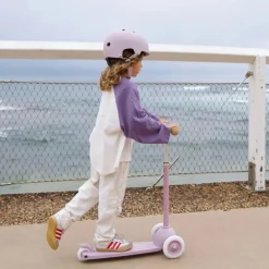 Casque Vélo Enfant Eco - Banwood - Lavande