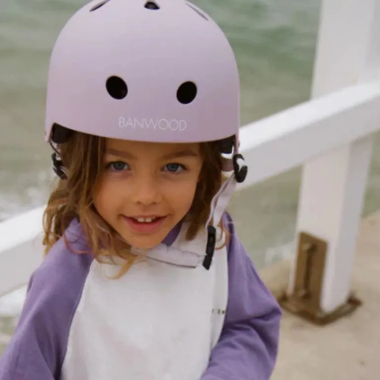 Casque Vélo Enfant Eco - Banwood - Lavande