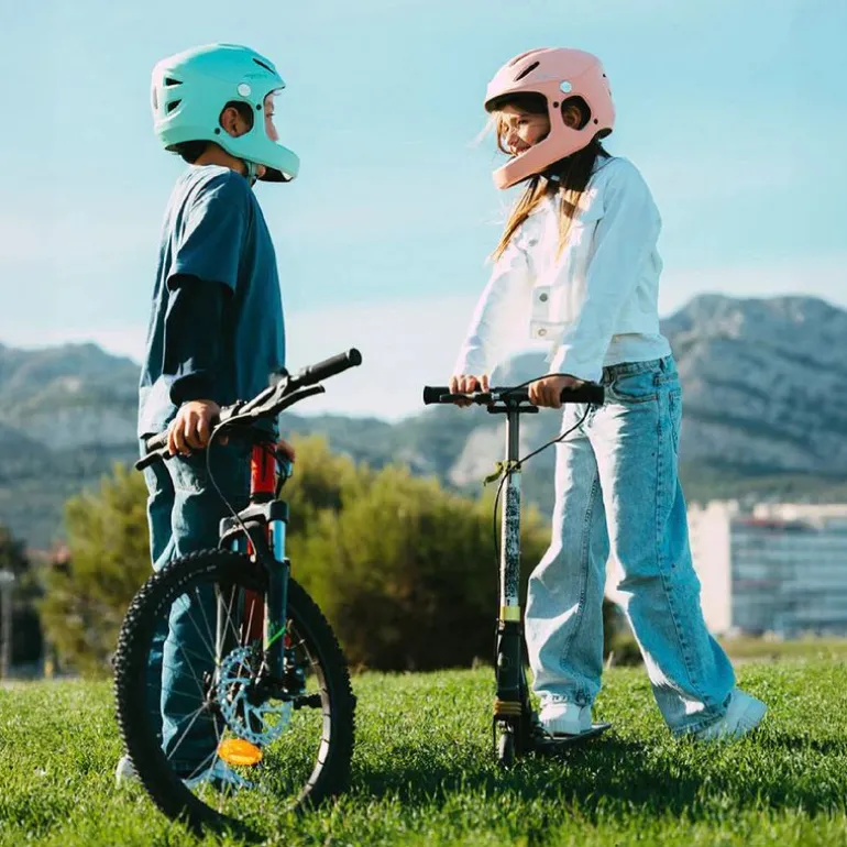 Casque vélo intégral enfant Virgo Kid - Virgomove - Rose