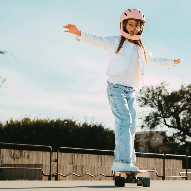 Casque vélo intégral enfant Virgo Kid - Virgomove - Rose