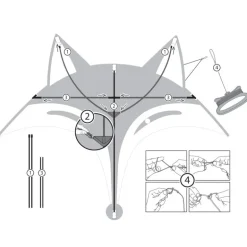 Cerf volant Fox Kite - Ecoline