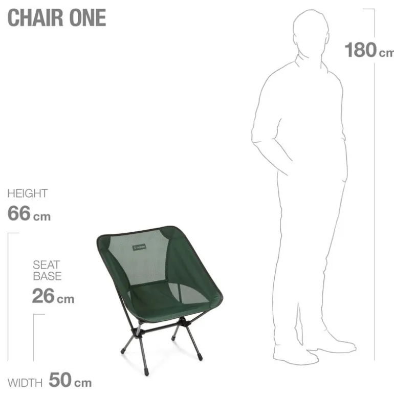 Chair One d'Helinox - Chaise pliante ultra légère - Forest green