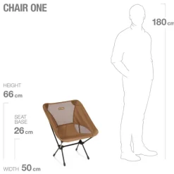 Chair One d'Helinox - Chaise pliante ultra légère - Coyote tan
