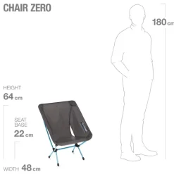 Chair Zéro d'Helinox - Chaise pliante de randonnée - Black