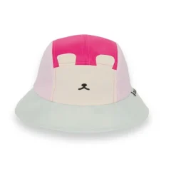 Chapeau Camper enfant anti-UV - KietLa - Ourson Framboise