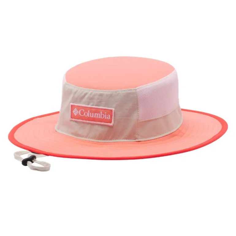 Chapeau de randonnée enfant - Bora Bora - Columbia - Dark Stone / Hot Coral / Satin Pink