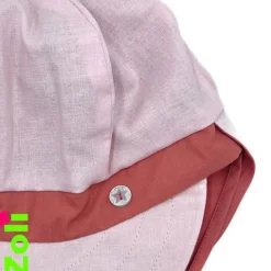 Chapeau de soleil bébé et enfant de Zoli - Rose uni