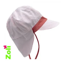 Chapeau de soleil bébé et enfant de Zoli - Rose uni