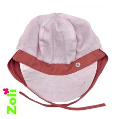 Chapeau de soleil bébé et enfant de Zoli - Rose uni