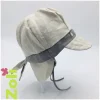 Chapeau zoli bébé/enfant en lin - Taupe/Beige