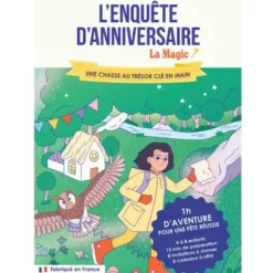 Chasse aux trésors pour enfants L’enquête anniversaire - En Cavale