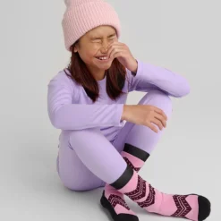 Chaussette laine enfant pour le ski - Suksee - Reima - Sunset Pink