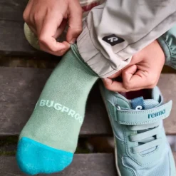 Chaussettes enfant anti-tiques et insectes Karkotin - Reima - Stone Green