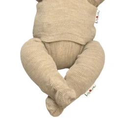 Chaussons de portage en laine Manymonths - 0-12/18 mois - Driftwood Taupe