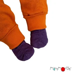 Chaussons de portage en laine Manymonths - 0-12/18 mois - Acai Berry