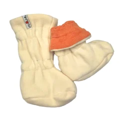 Chaussons de portage polaire Manymonths - Tangerine Marmalade