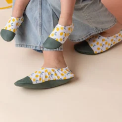 Chaussons souples enfant - Les Pas Petits - Les Petits Citrons Jaunes
