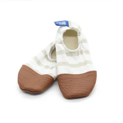 Chaussons souples enfant - Les Pas Petits - Les Petits Marins Caramel