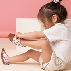 Chaussons souples enfant - Les Pas Petits - Les Petites Cerises