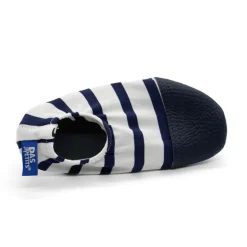 Chaussons souples enfant - Les Pas Petits - Les Petits Marins Bleus Marines