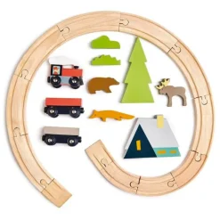 Circuit de train en bois Cimes d'arbre - Tender Leaf