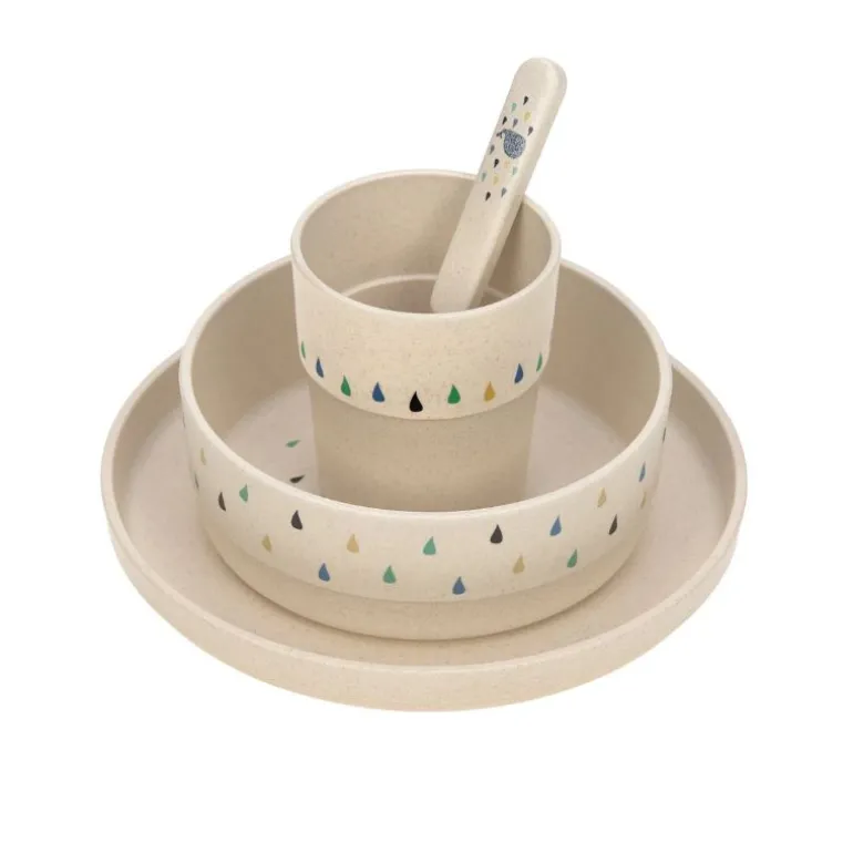 Coffret repas enfant - Lassig - Little Water - Baleine