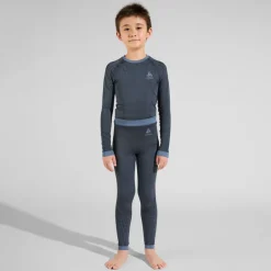 Collant thermique enfant - Performance Warm kids - Odlo - India Ink / Folkstone Gray