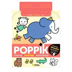 Coloriage magique - Effaçable - Poppik - Les animaux