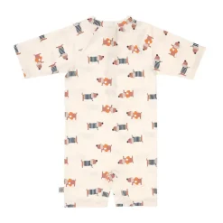 Combinaison bébé anti-UV - Lassig - Beach Chien orange/ocean vert