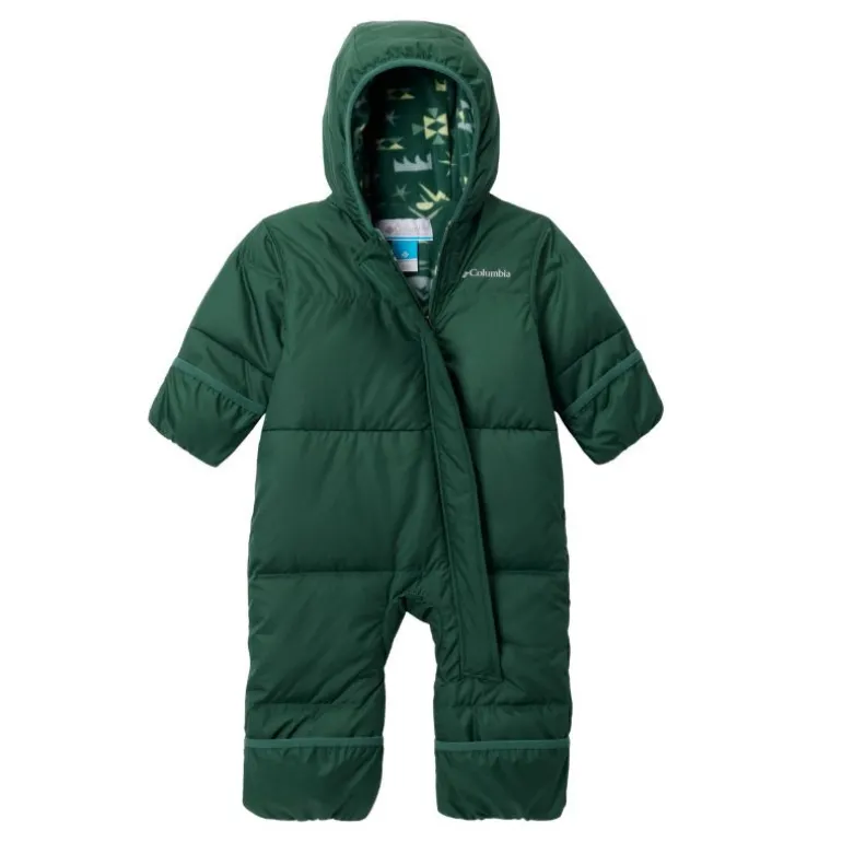 Combinaison bébé hiver en duvet Columbia Snuggly Bunny - Rain Forest / Peaked
