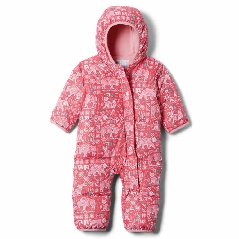 Combinaison bébé hiver en duvet Columbia Snuggly Bunny - Bright Geranium