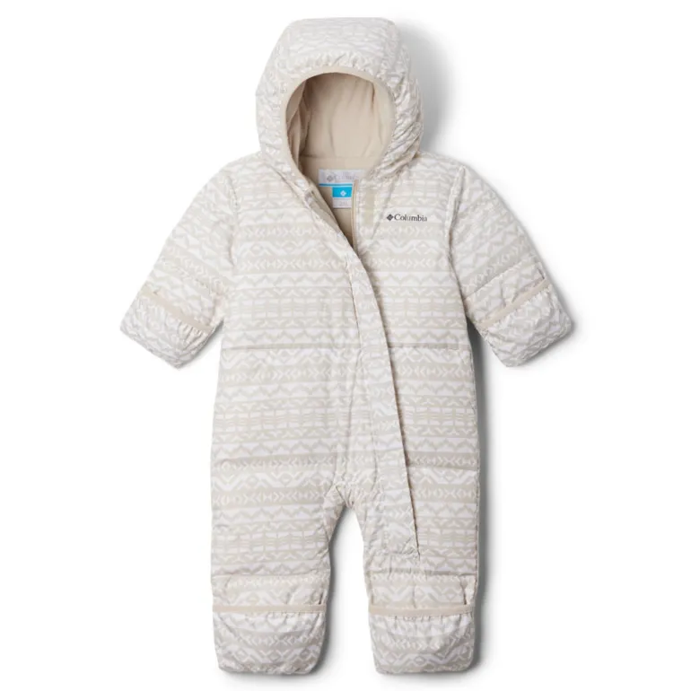 Combinaison bébé hiver en duvet Columbia Snuggly Bunny - White Madras Tonal / Chalk