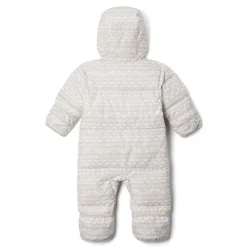 Combinaison bébé hiver en duvet Columbia Snuggly Bunny - White Madras Tonal / Chalk