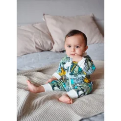 Combinaison coton bio Moomin Sovare - Reima - Vert gris