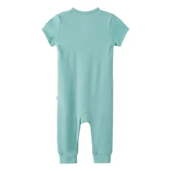 Combinaison courte coton bio Kontaten - Reima - Bleu glacier