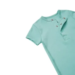 Combinaison courte coton bio Kontaten - Reima - Bleu glacier